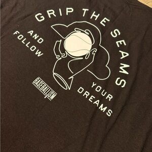 Baseballism Black Short Sleeve Tee